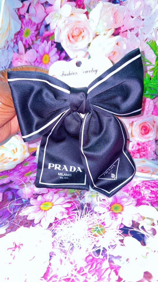 Designer-Inspired Statement Bow Hair Clip