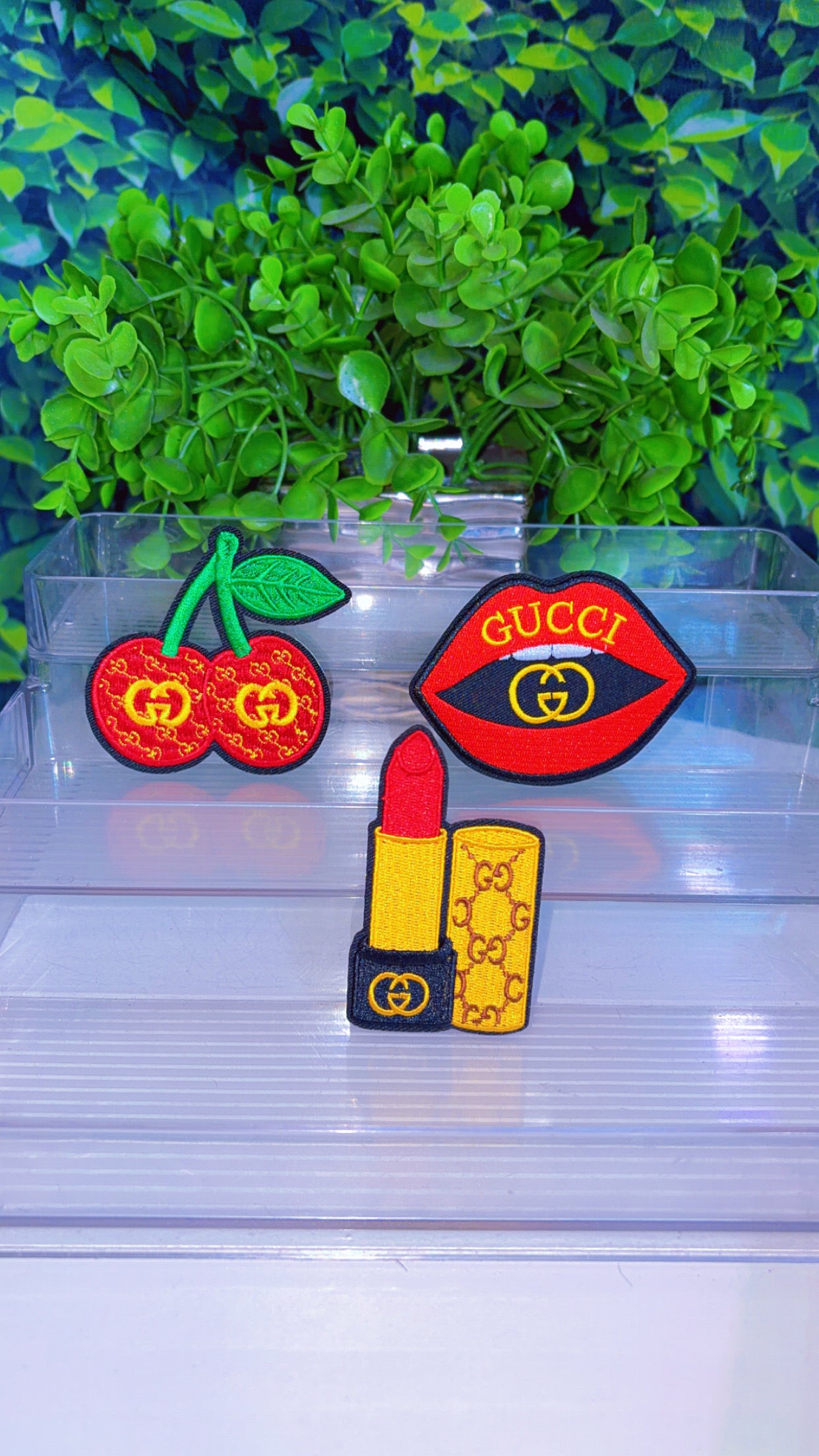 Fashion iron on patch set