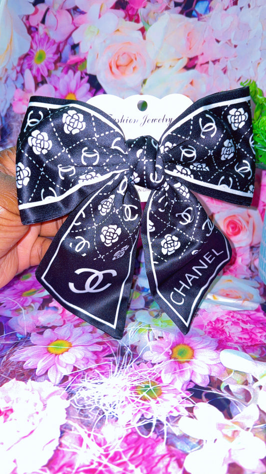 Designer-Inspired Statement Bow Hair Clip