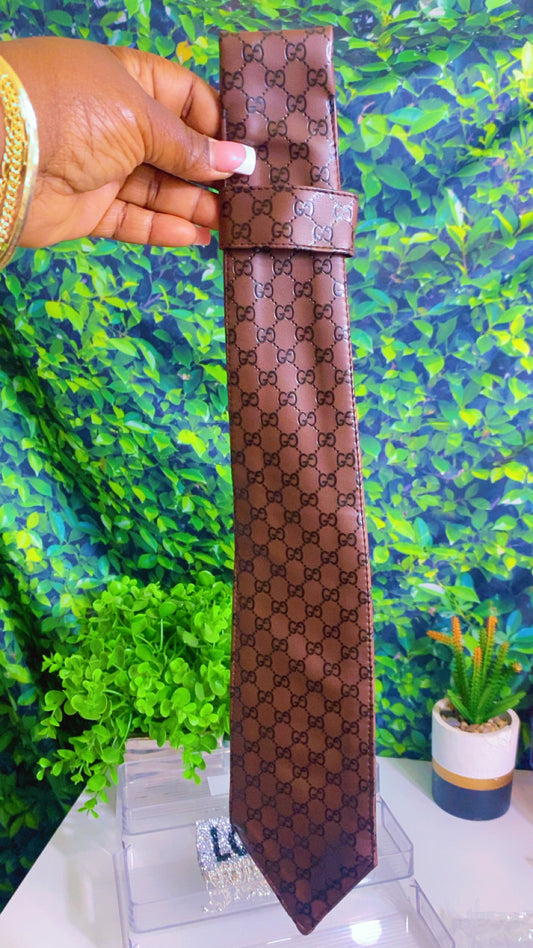 Leather lux tie (Available In 2 colors)