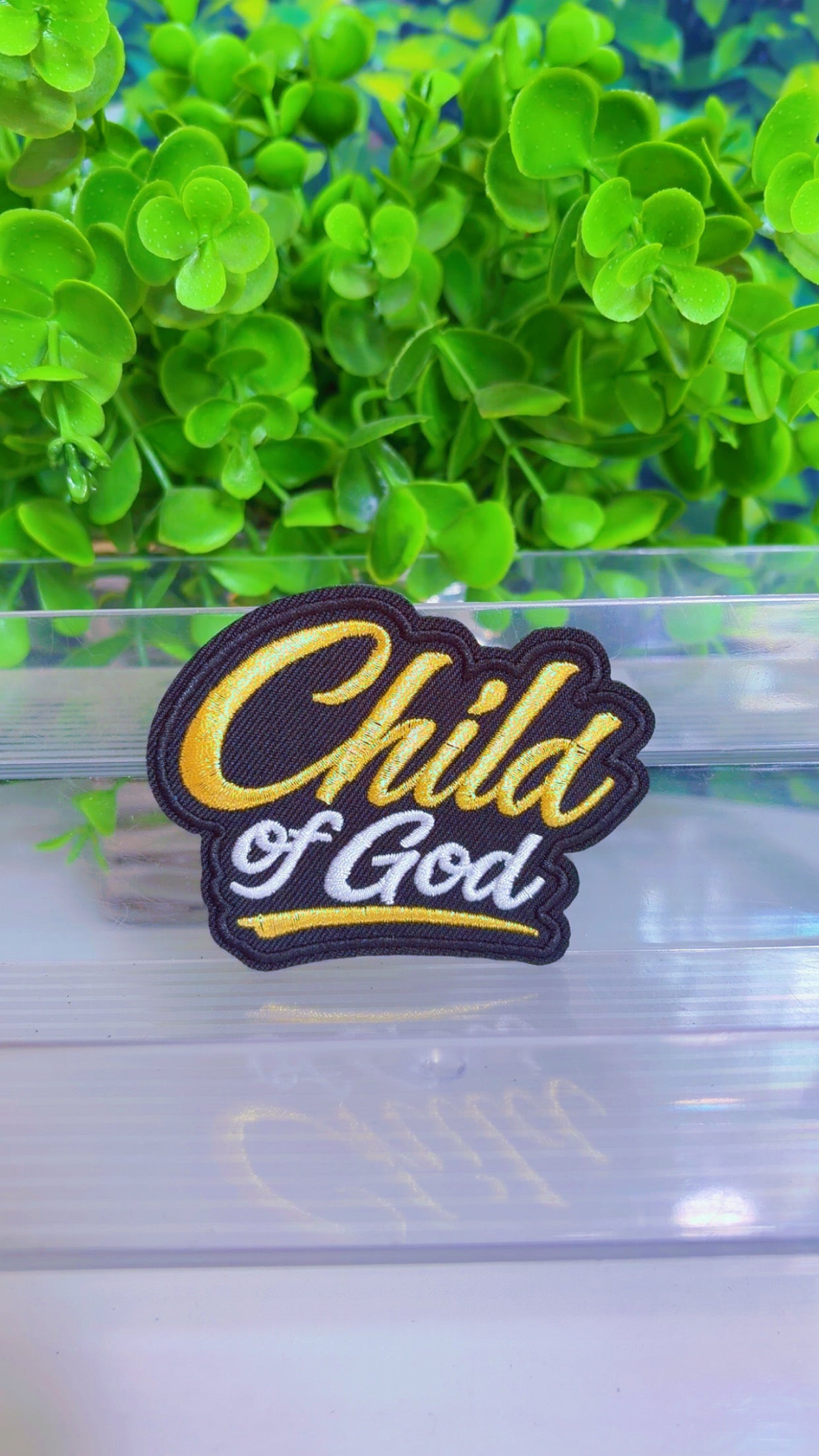 Child of God iron on patch