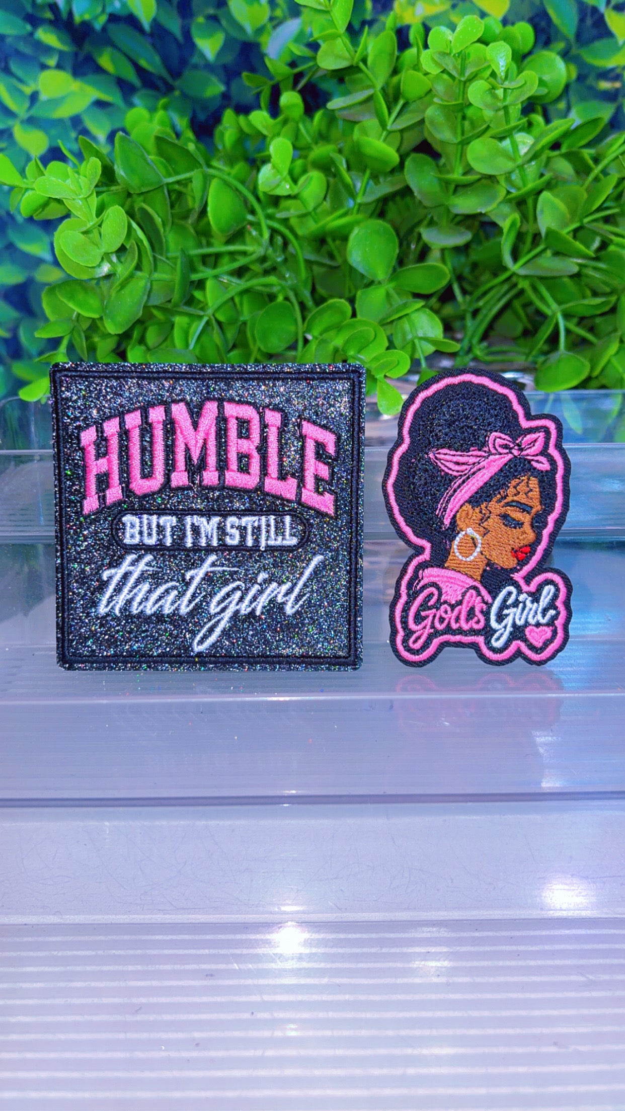 Gods Girl iron on patch