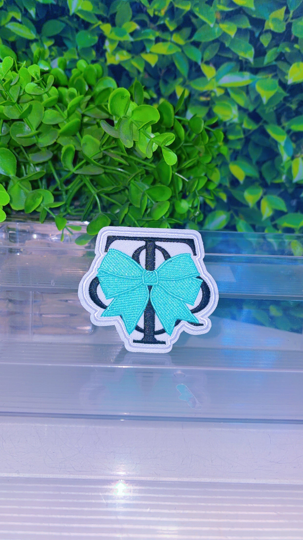 Tiffany iron on patch