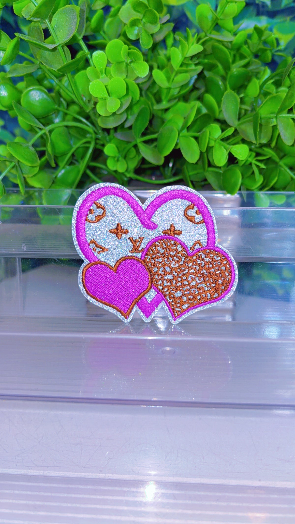 Purple Heart iron on patch