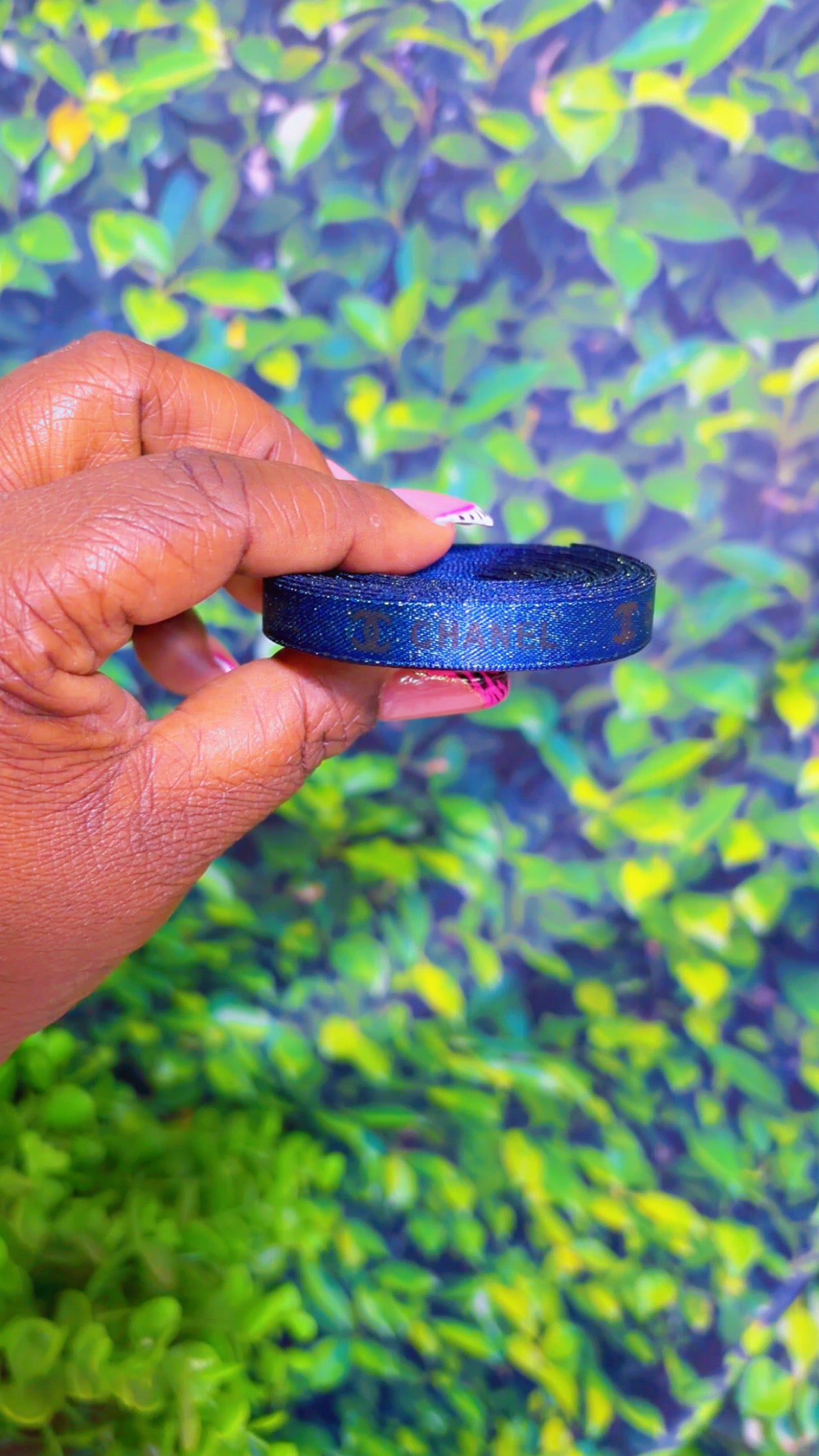 Lux glitter Ribbon (4 color options)