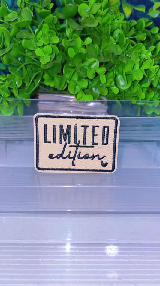 Limited Edition iron on patch