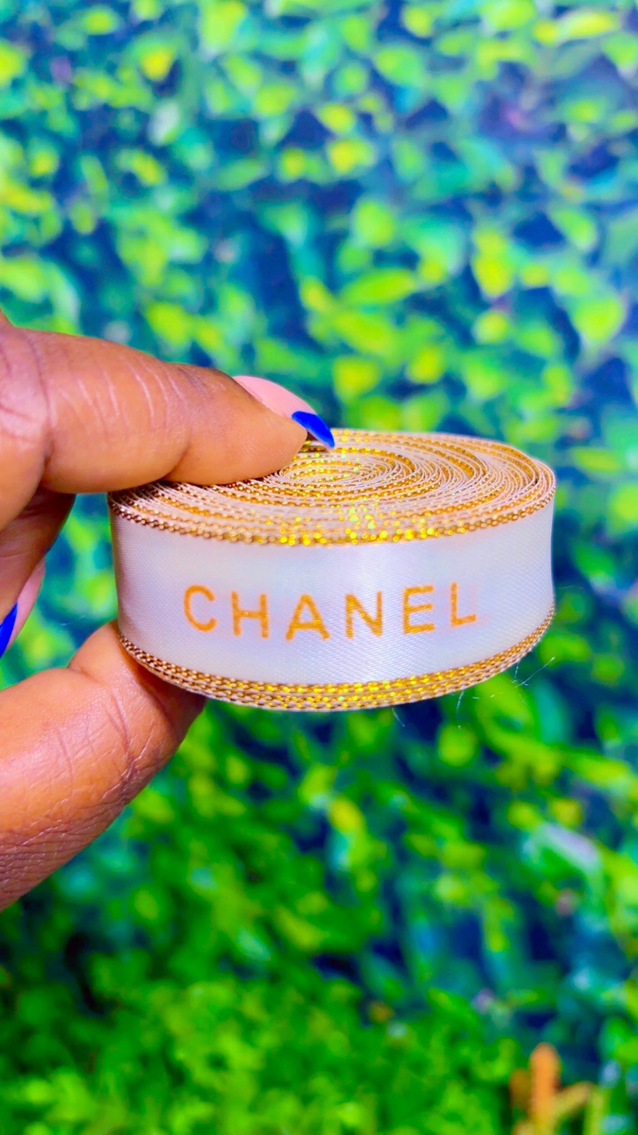 1 yard of lux Ribbon
