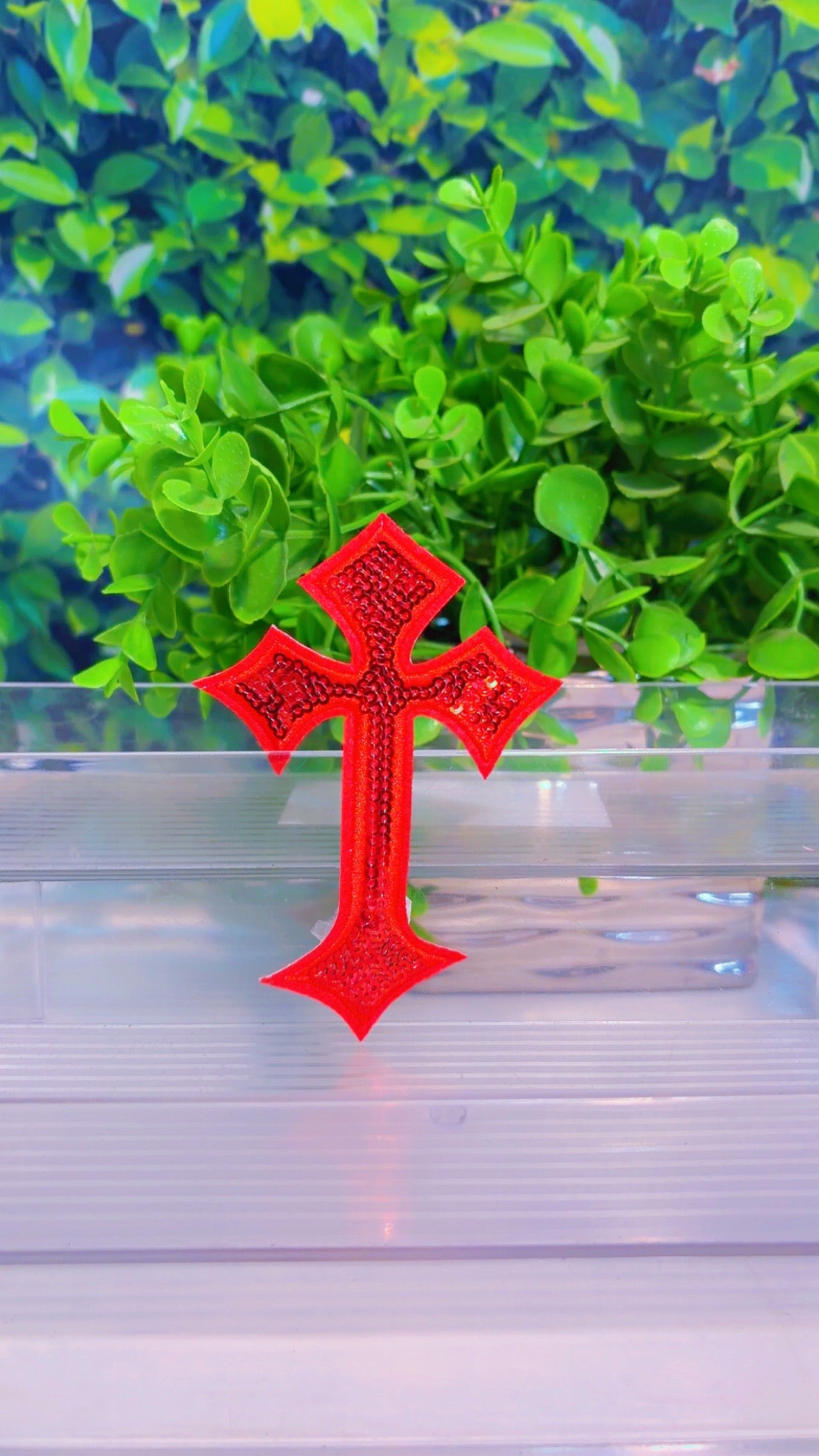 Iron on cross (5colors)