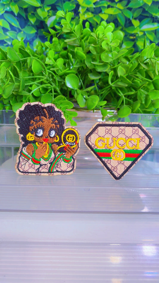 Make up iron on patch set