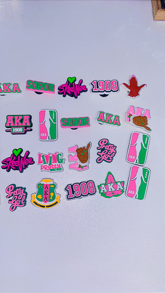 AKA croc charms (Randomly selected set of 9)