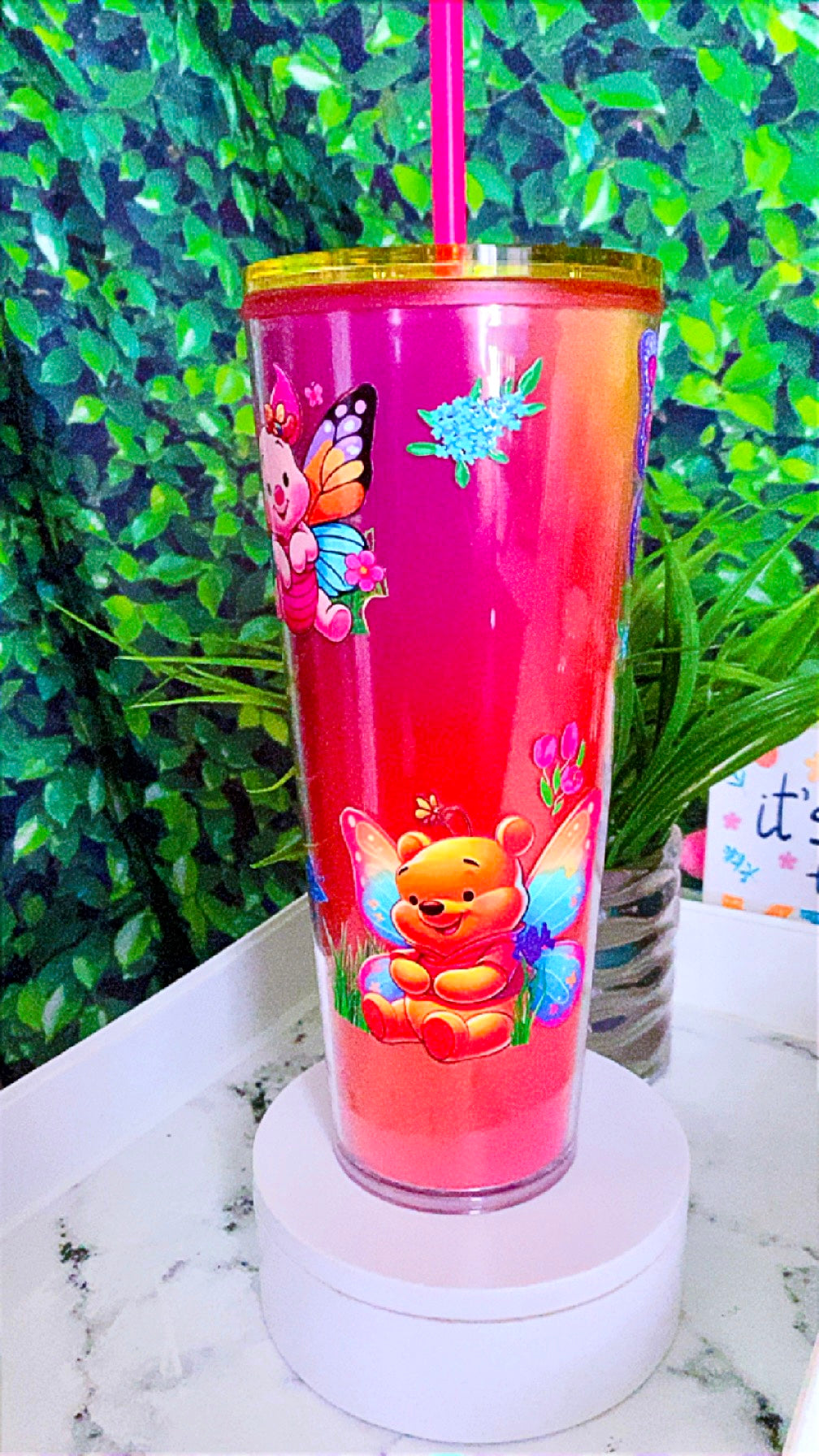 Pooh fairy 24oz tumbler