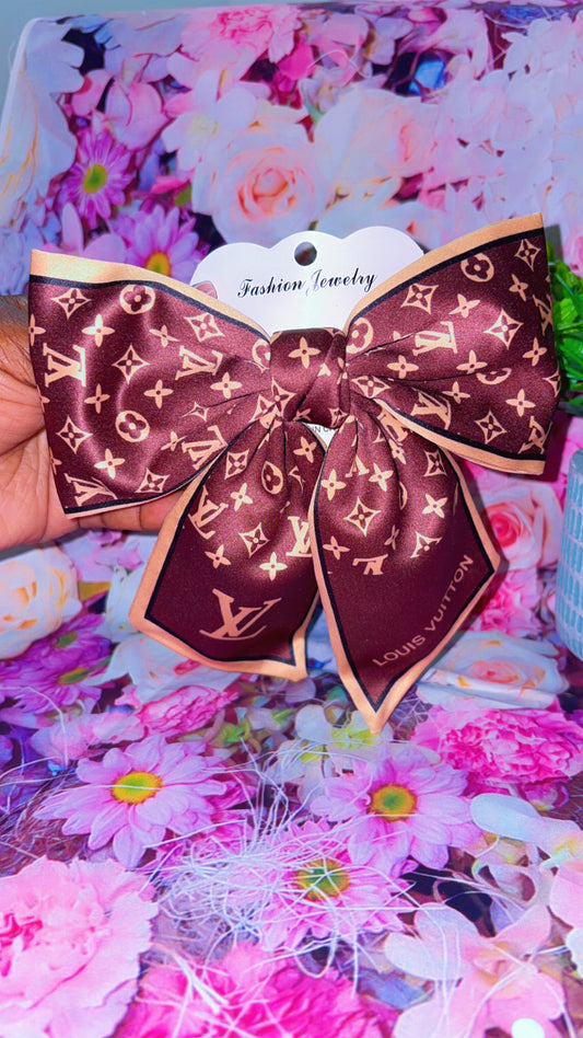 Designer-Inspired Statement Bow Hair Clip