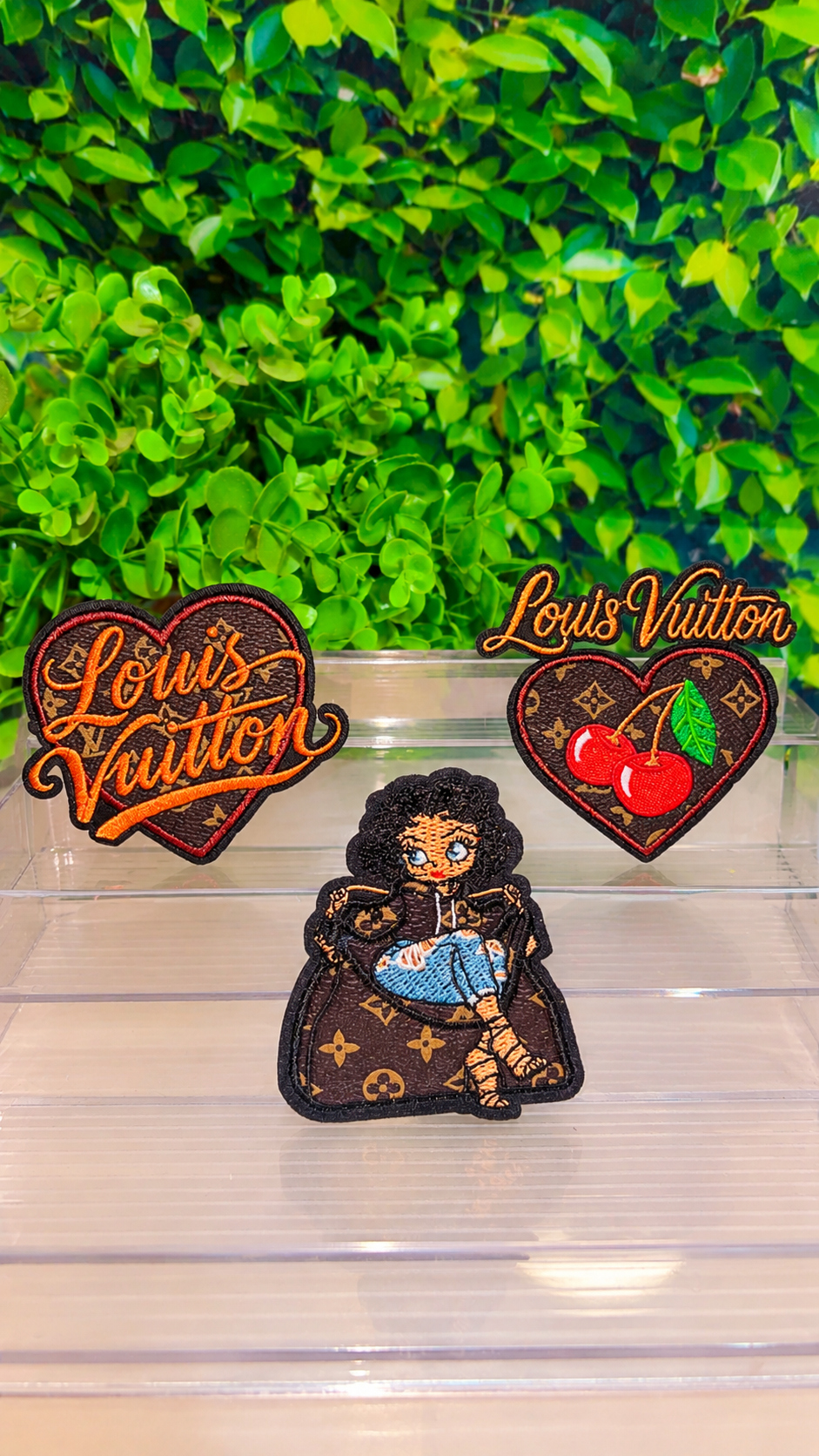 Iron on patch set