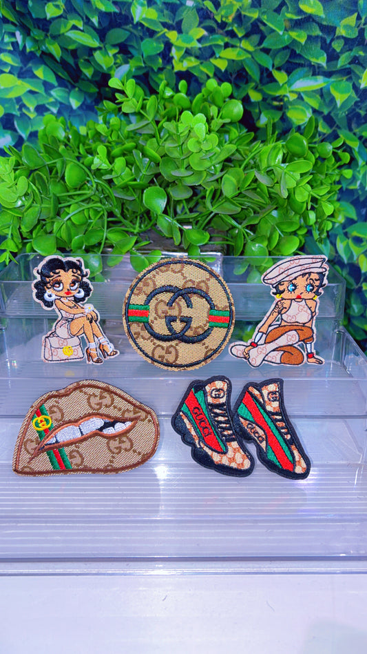 Iron on patch set