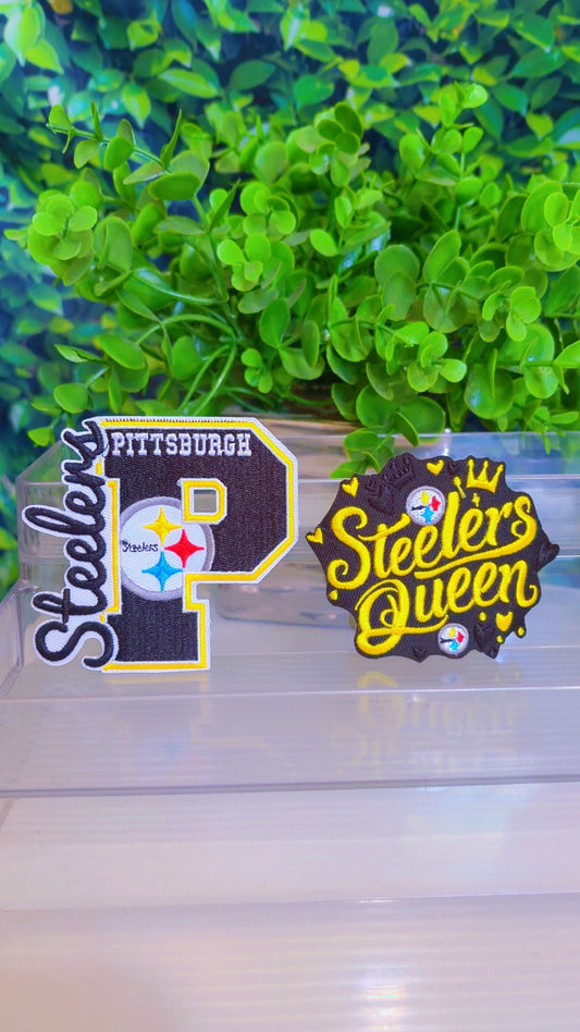 Sports iron on patch set