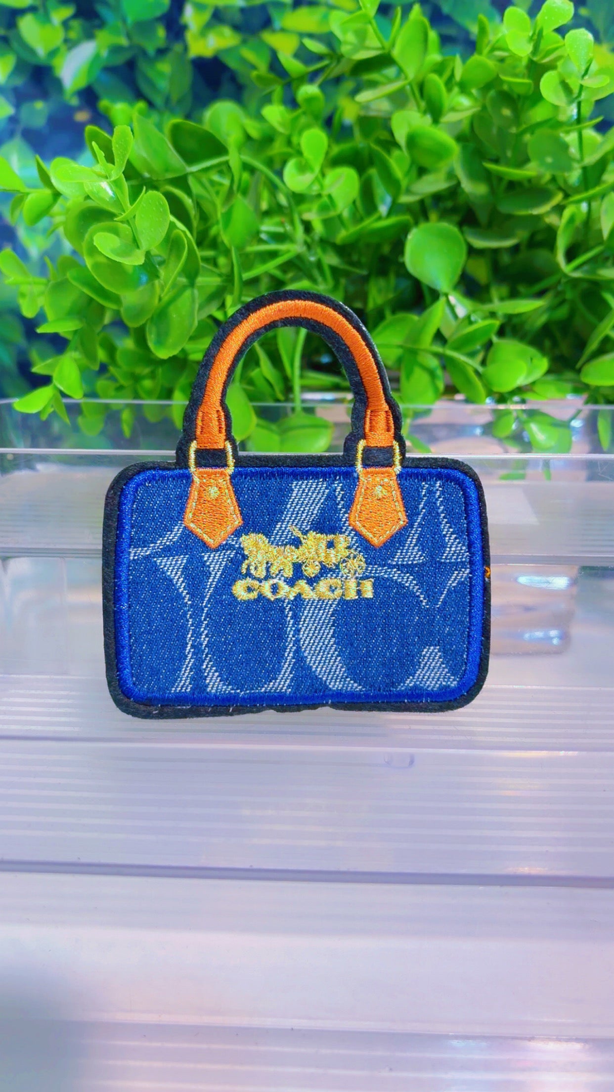 Inspired iron on patch bag
