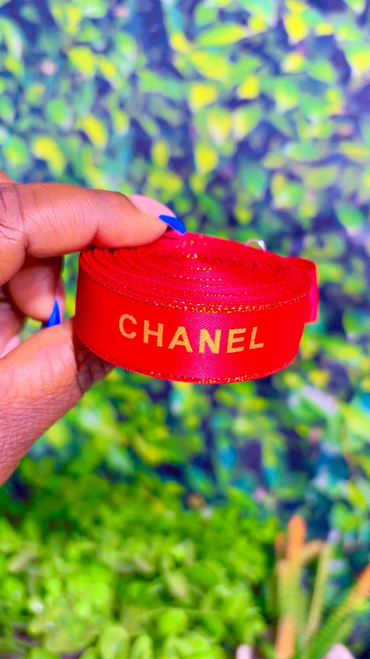 1 yard of lux Ribbon