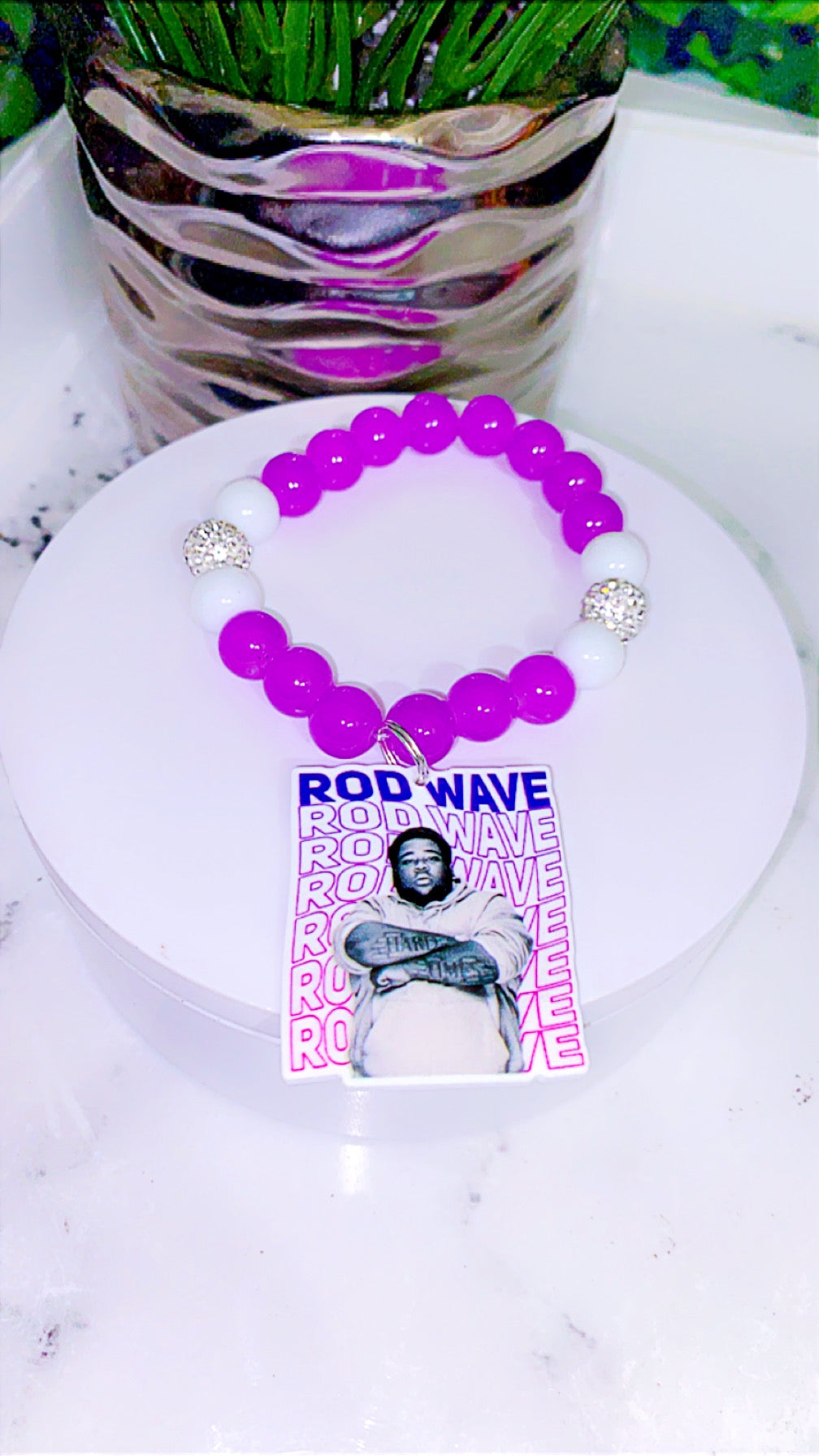 Rod Wave charm bracelet