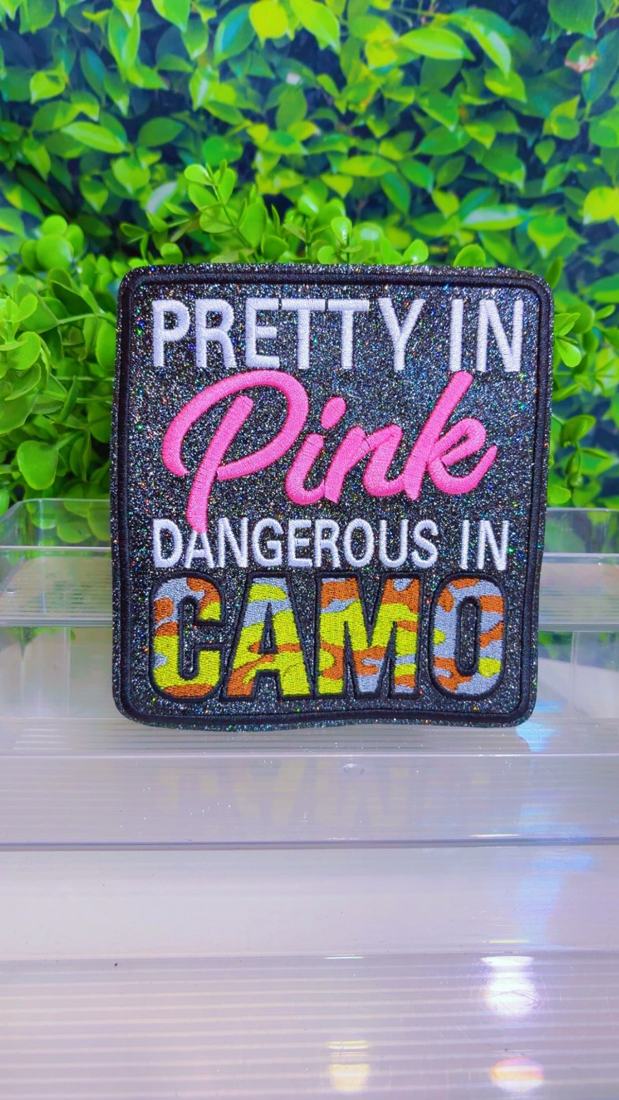 Medium iron on patch