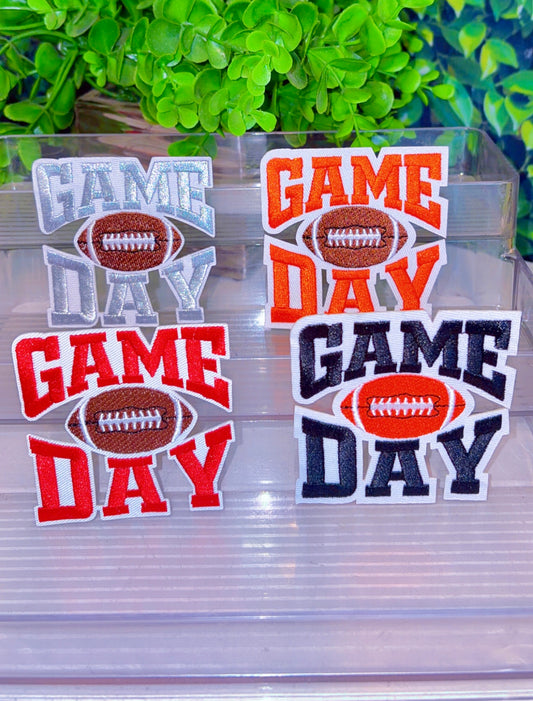 Game Day iron on patch set
