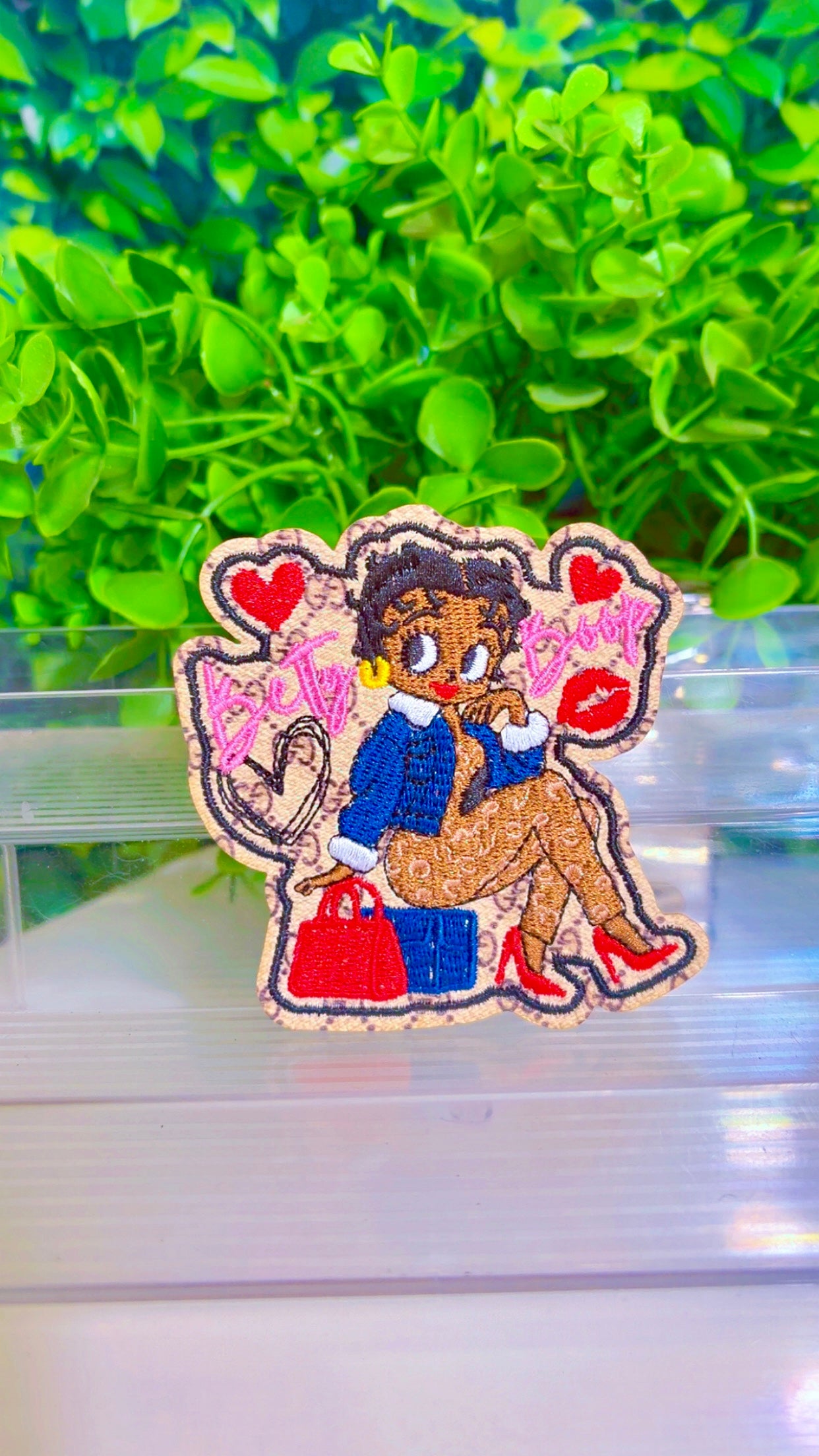 Betty Boop iron on patch