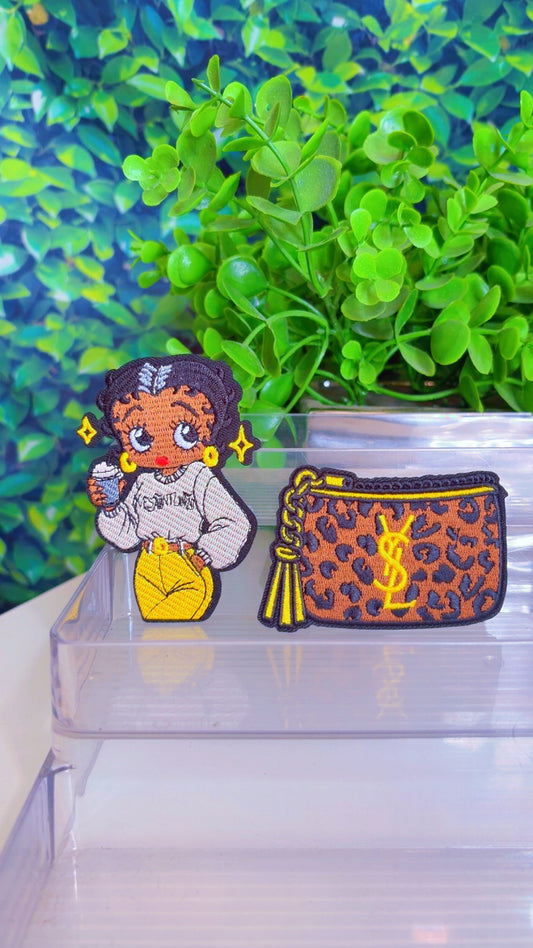 Iron on patch set