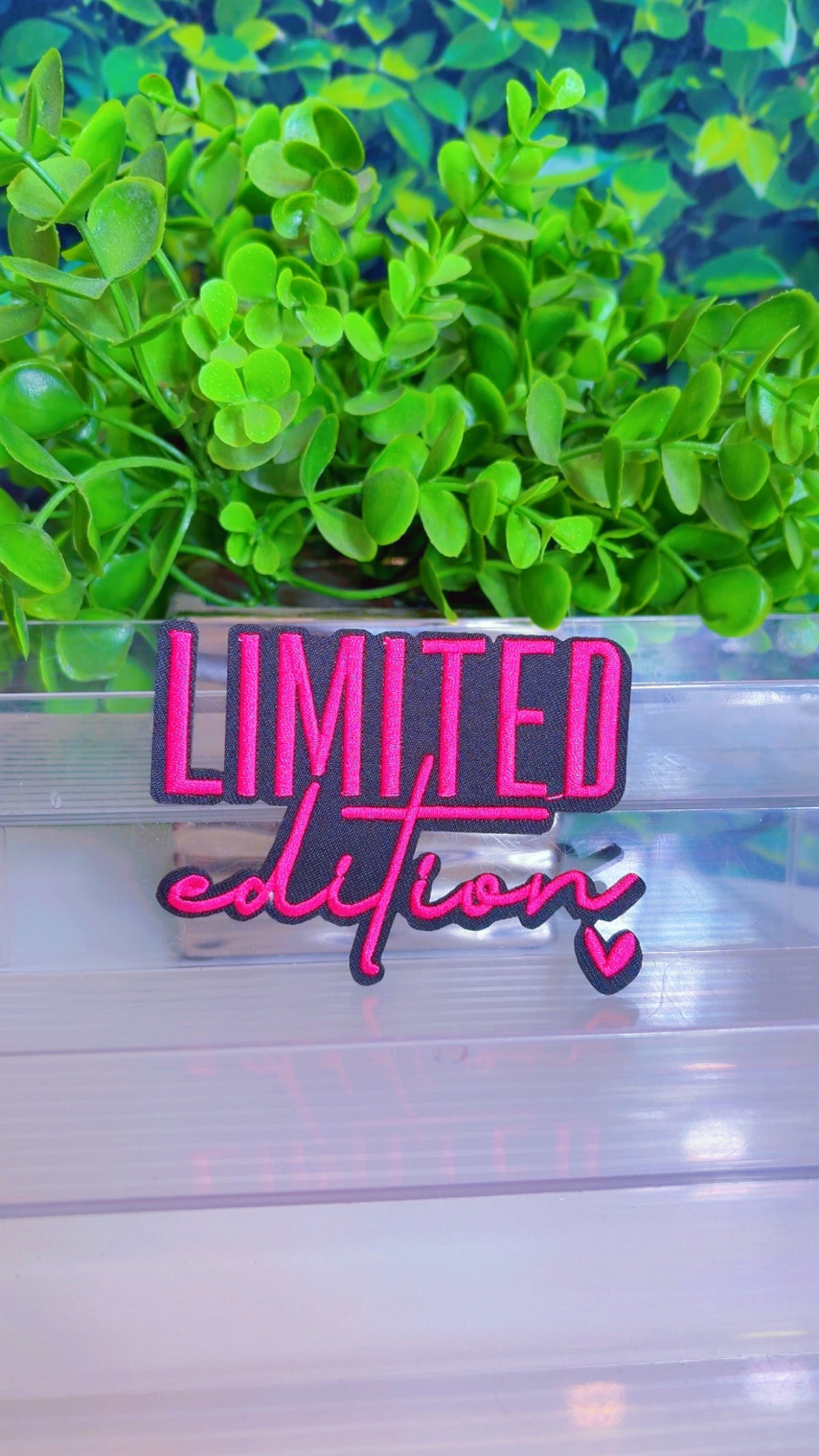 Limited edition iron on patch