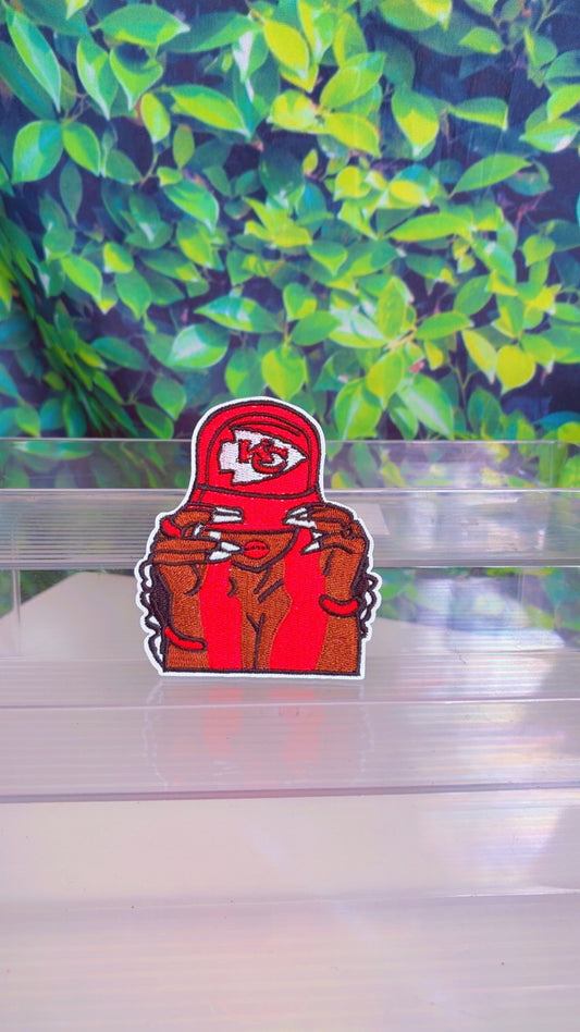 KC girl iron on patch