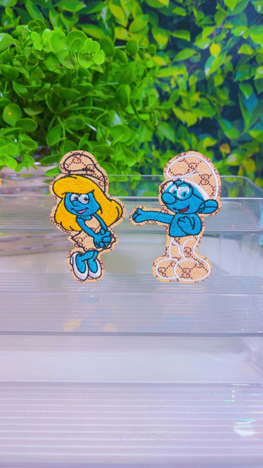 His & Hers iron on patch set