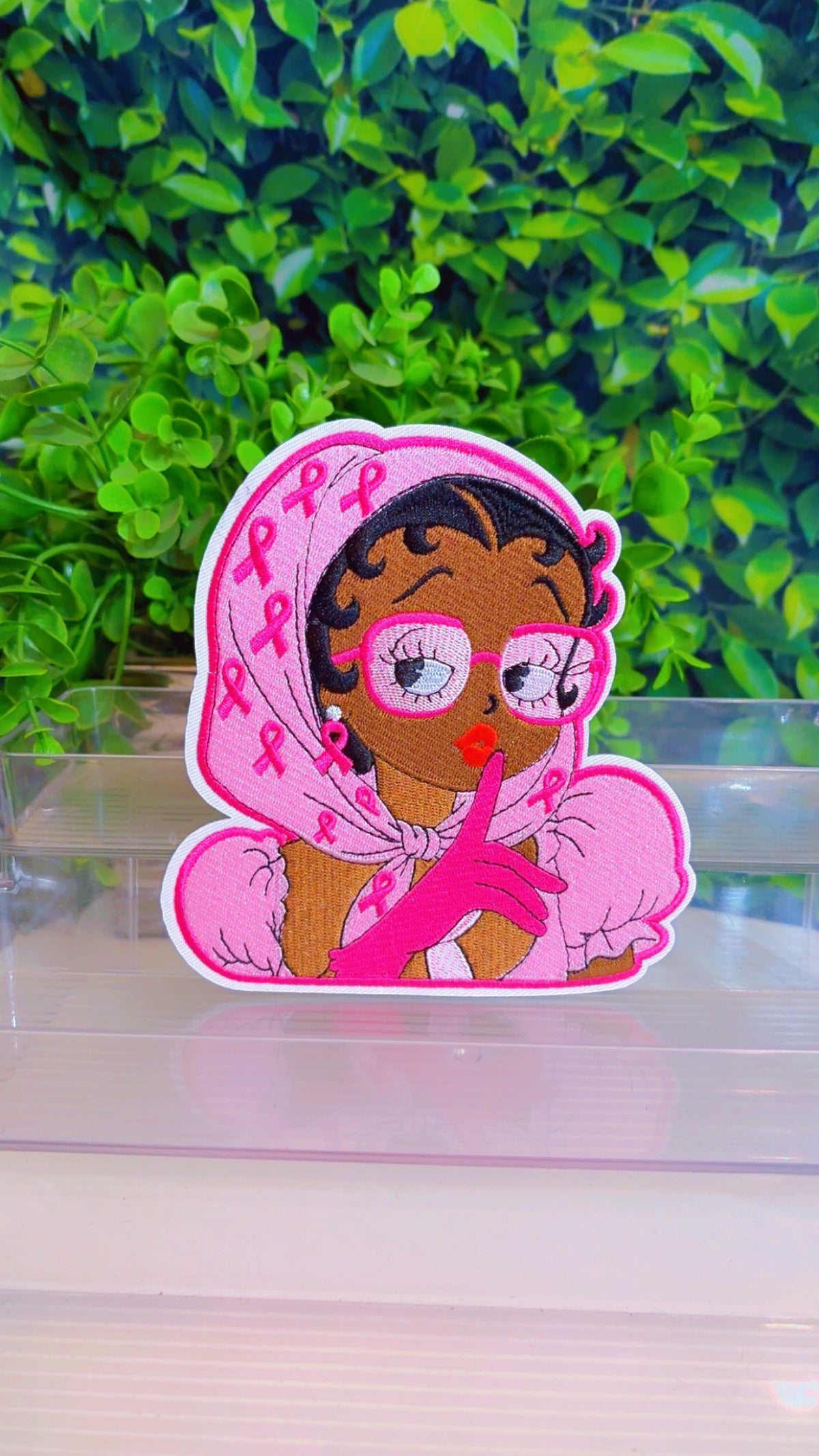 Big, small, medium Breast cancer iron on patch