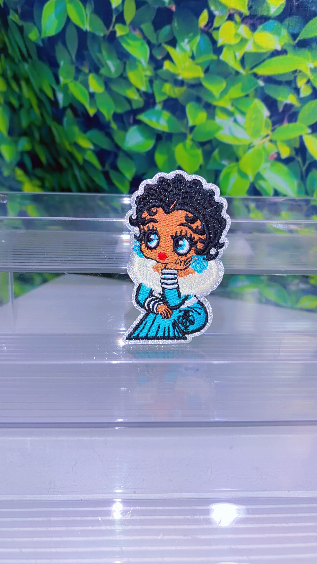 Tiffany Betty iron on patch