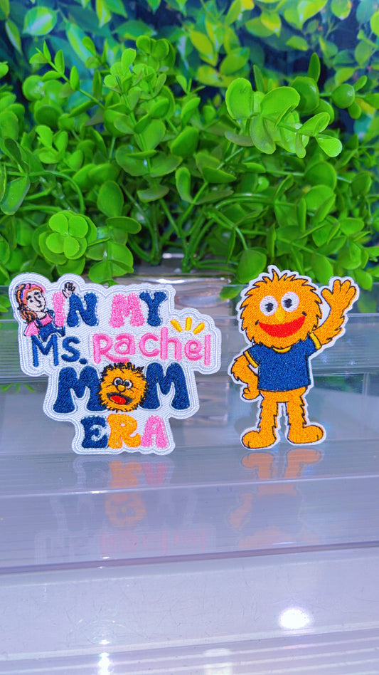 Ms. Rachel iron on patch set