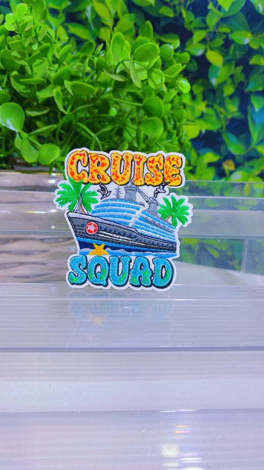 Cruise Squad iron on patch