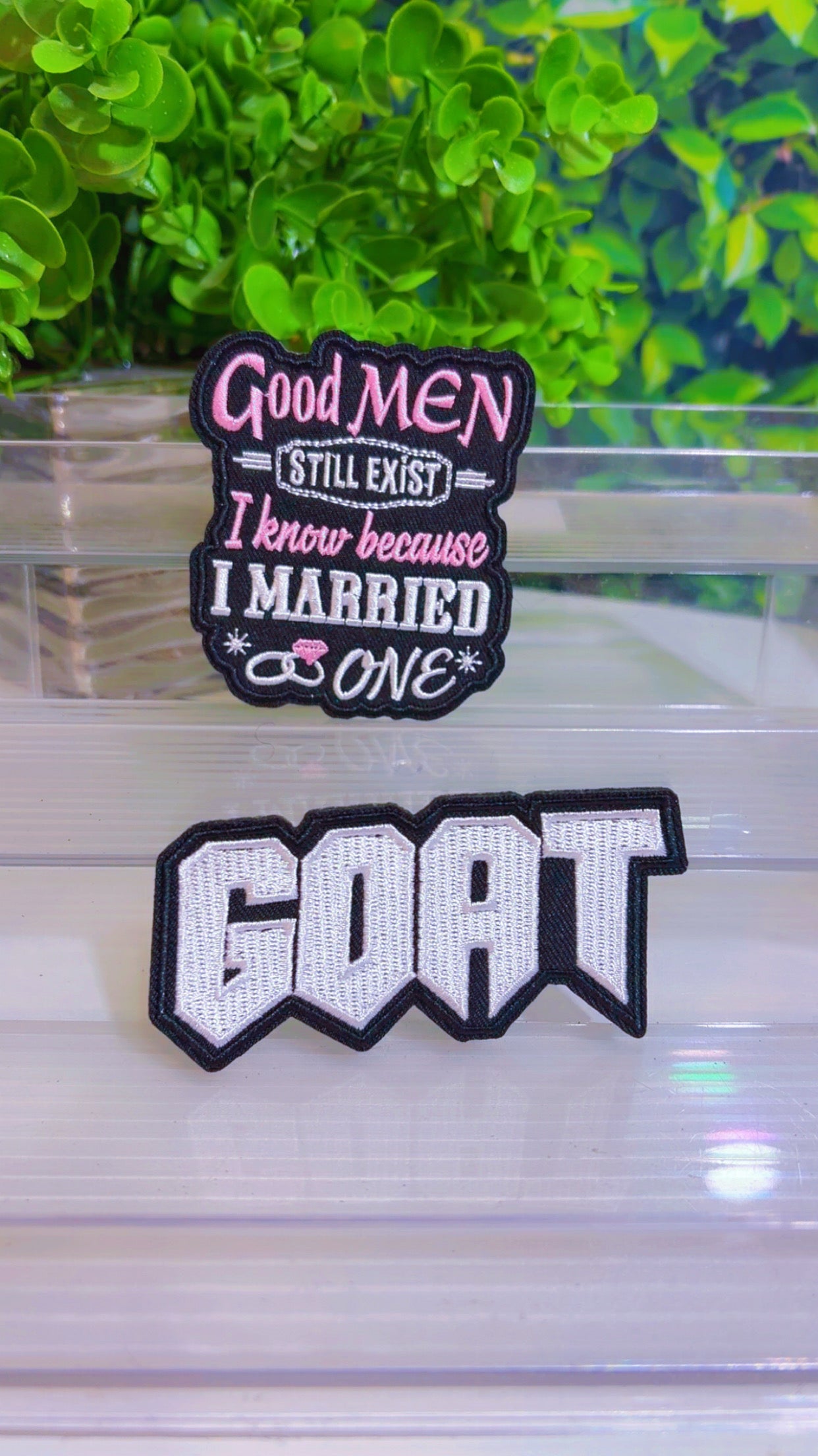 Good men still exist….iron on patch set