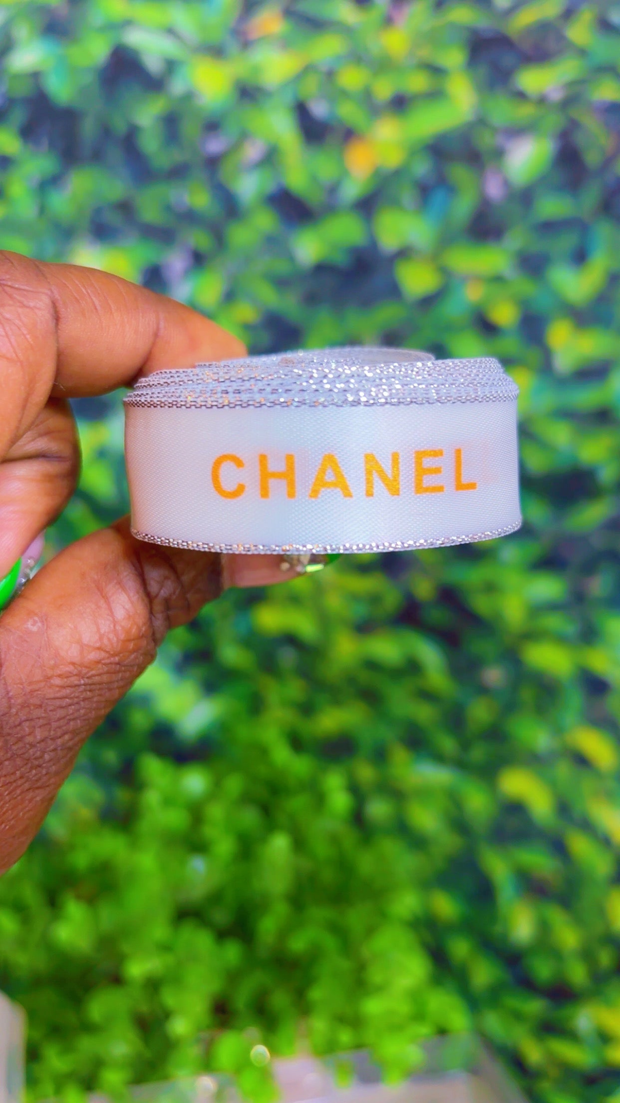 1 yard of lux Ribbon