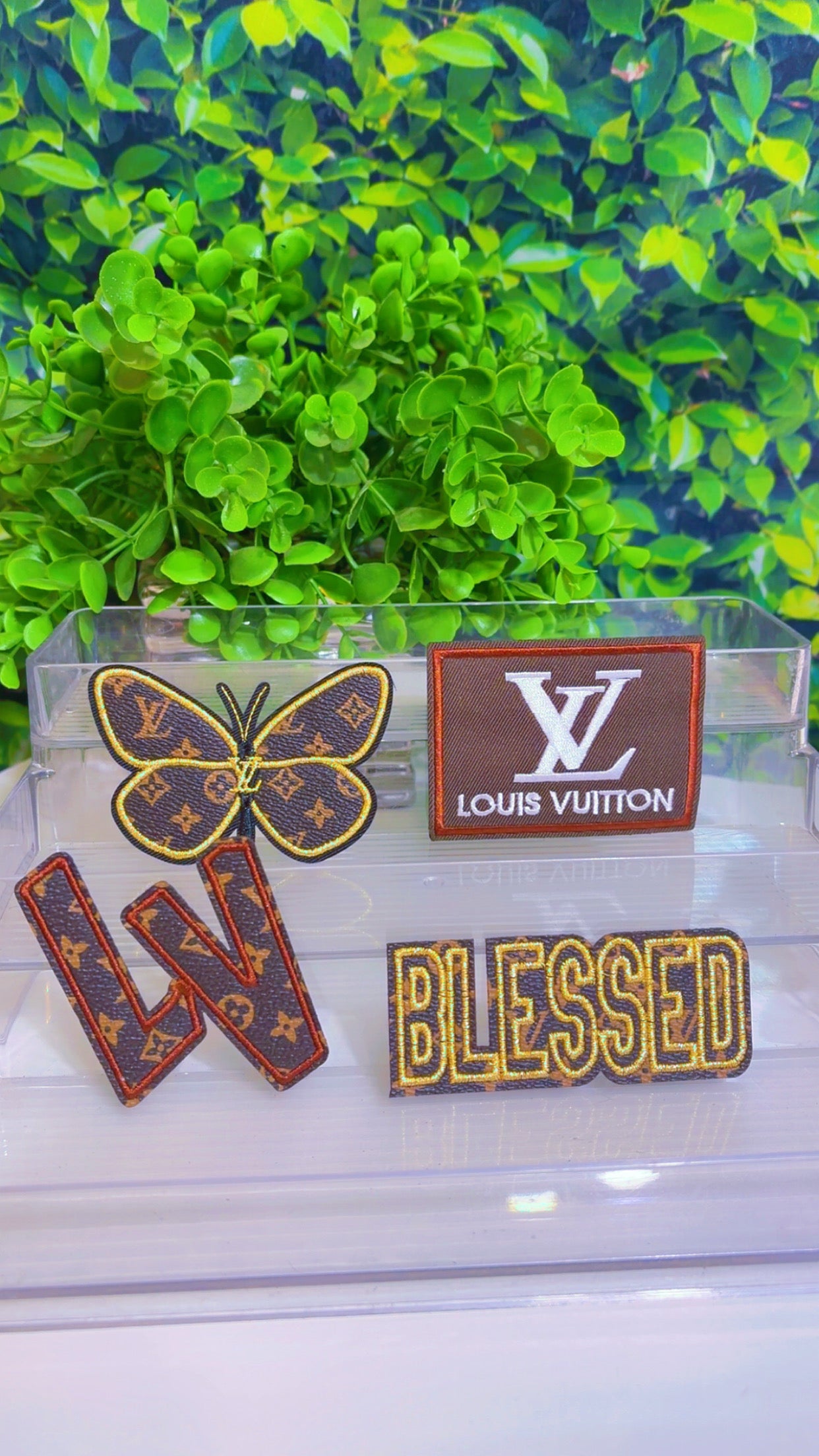 Iron on patch set