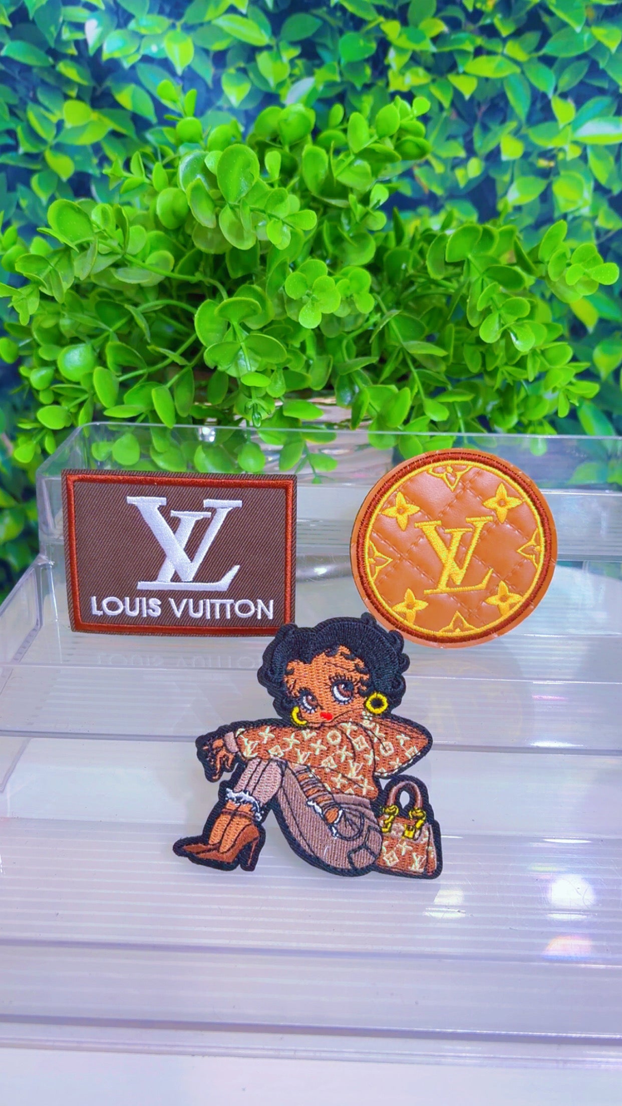 Iron on patch set