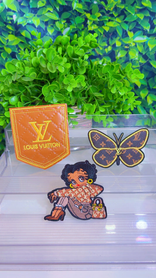 Iron on patch set