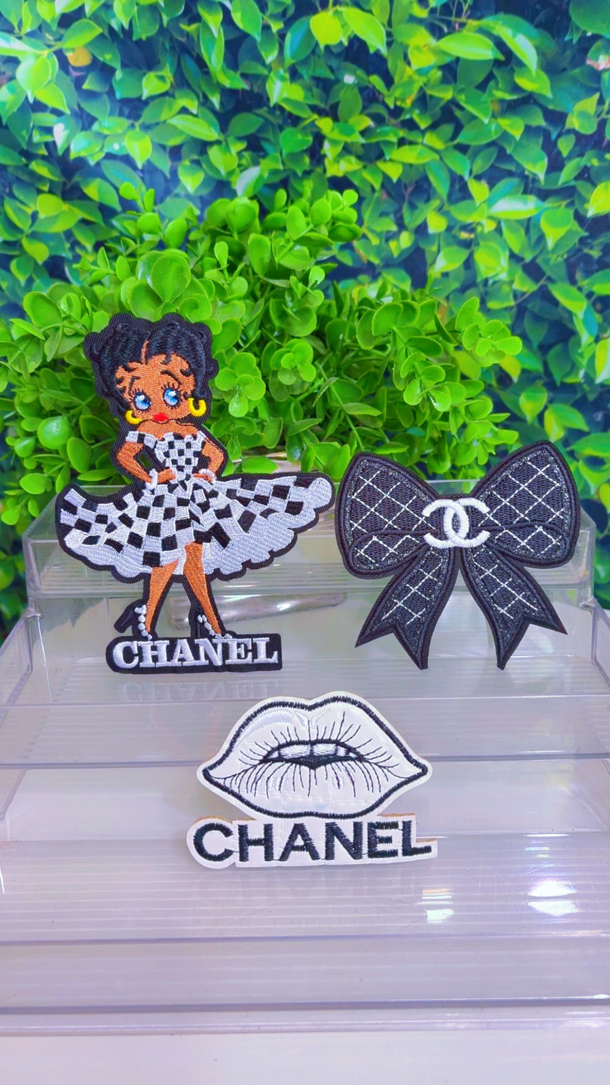 Iron on patch set