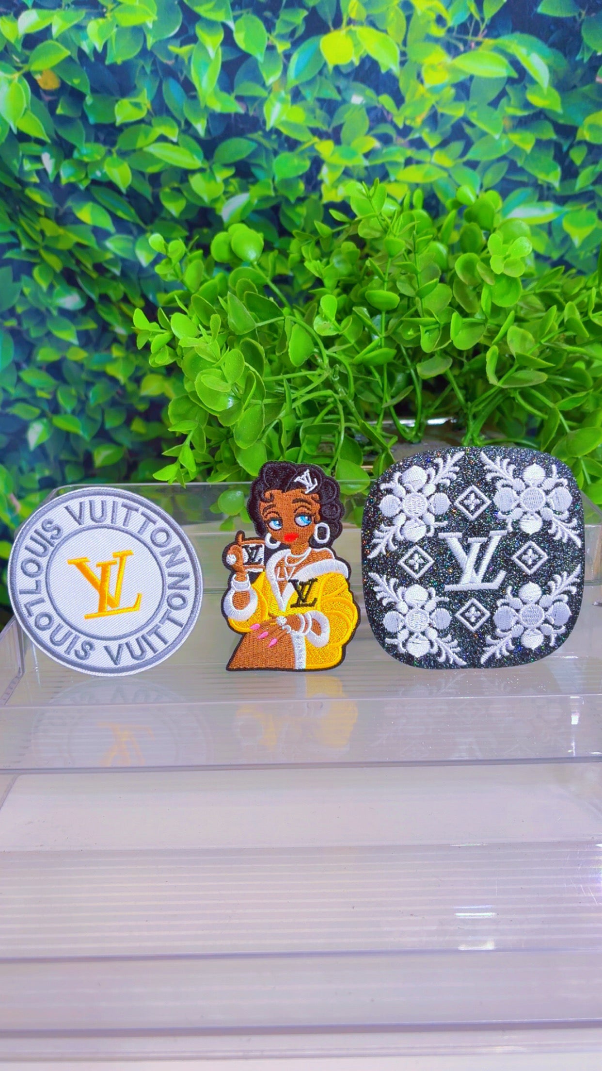 Iron on patch set