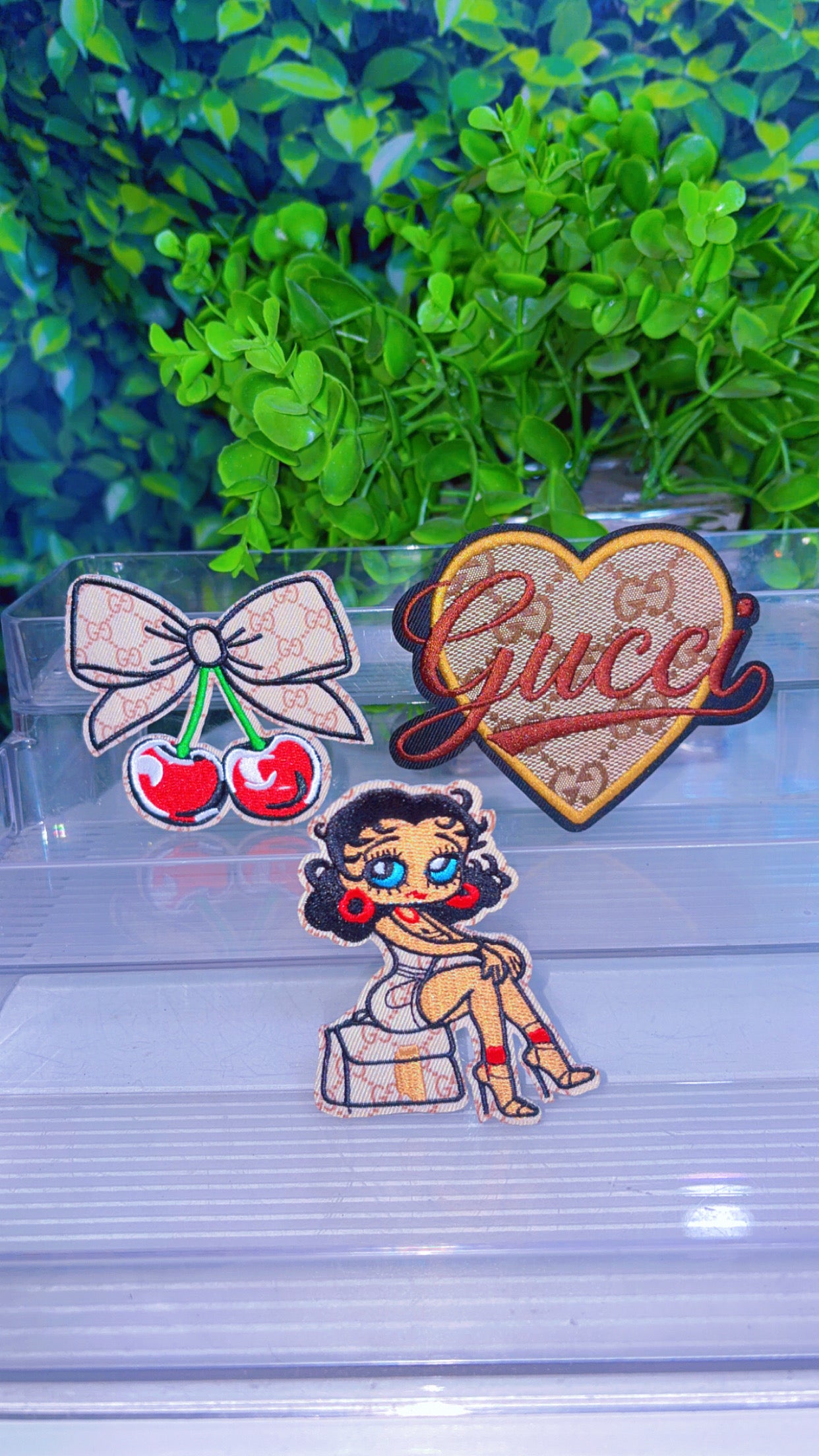 Iron on patch set