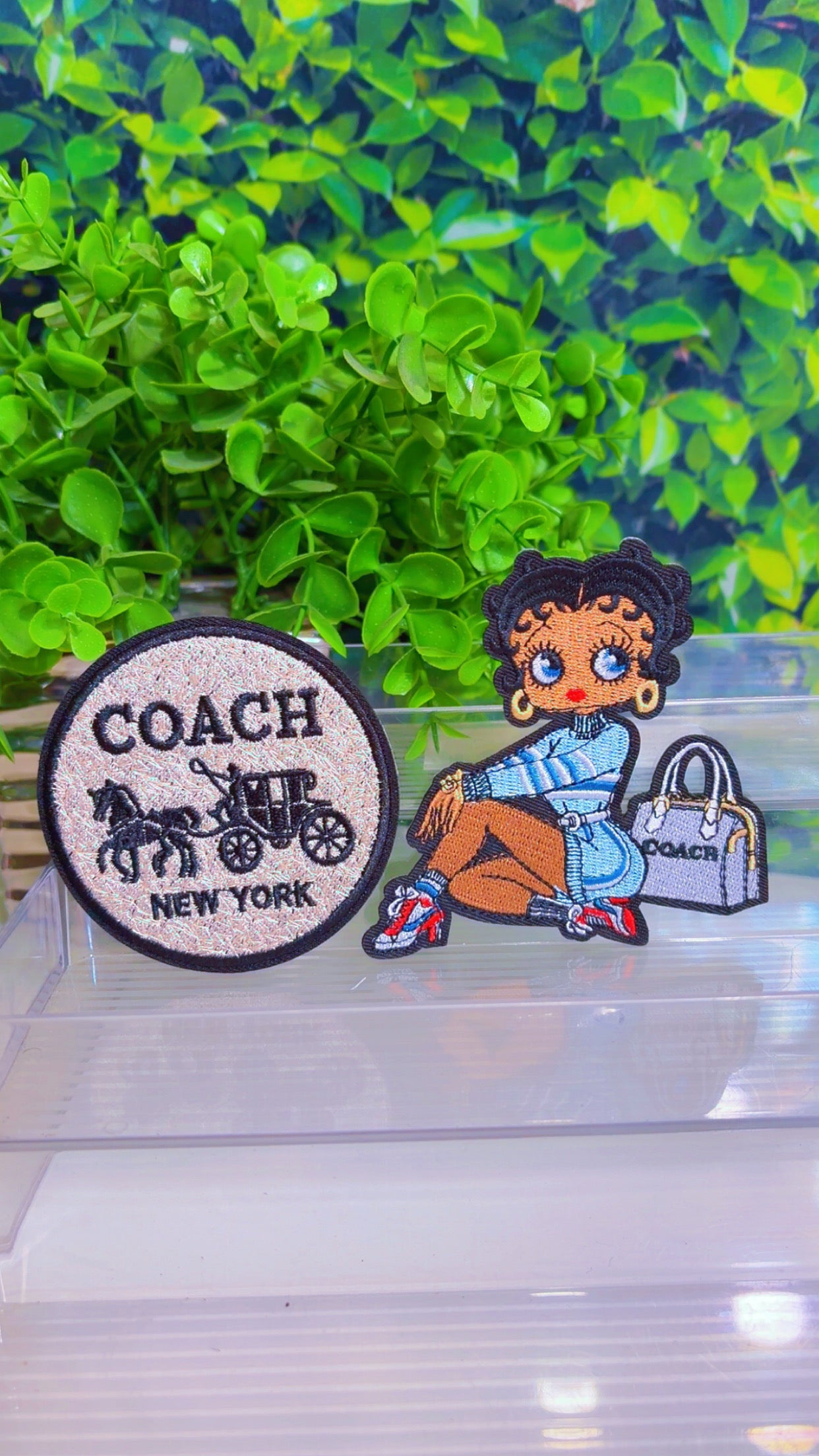 C inspired Iron on patch