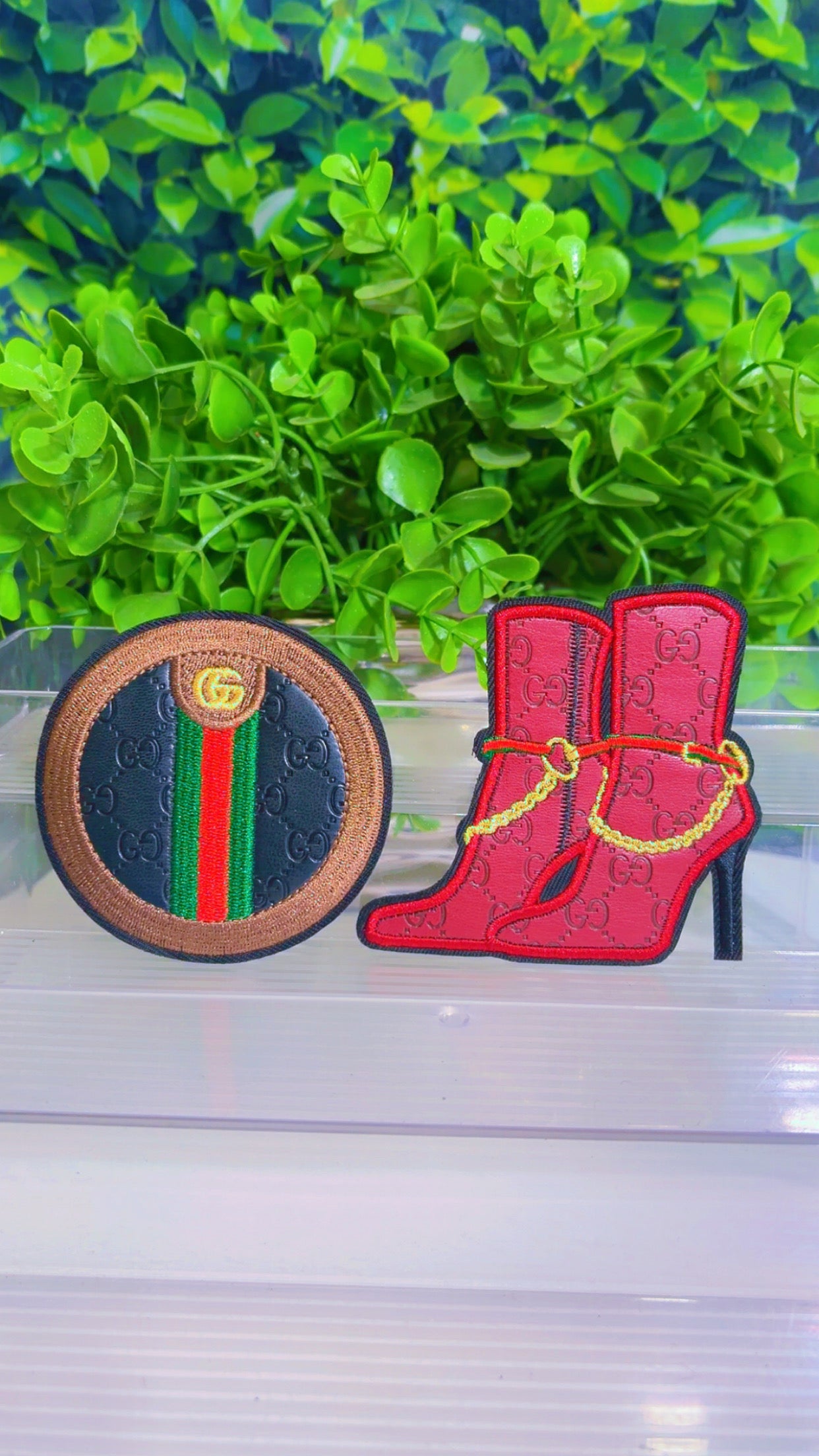 Iron on patch set