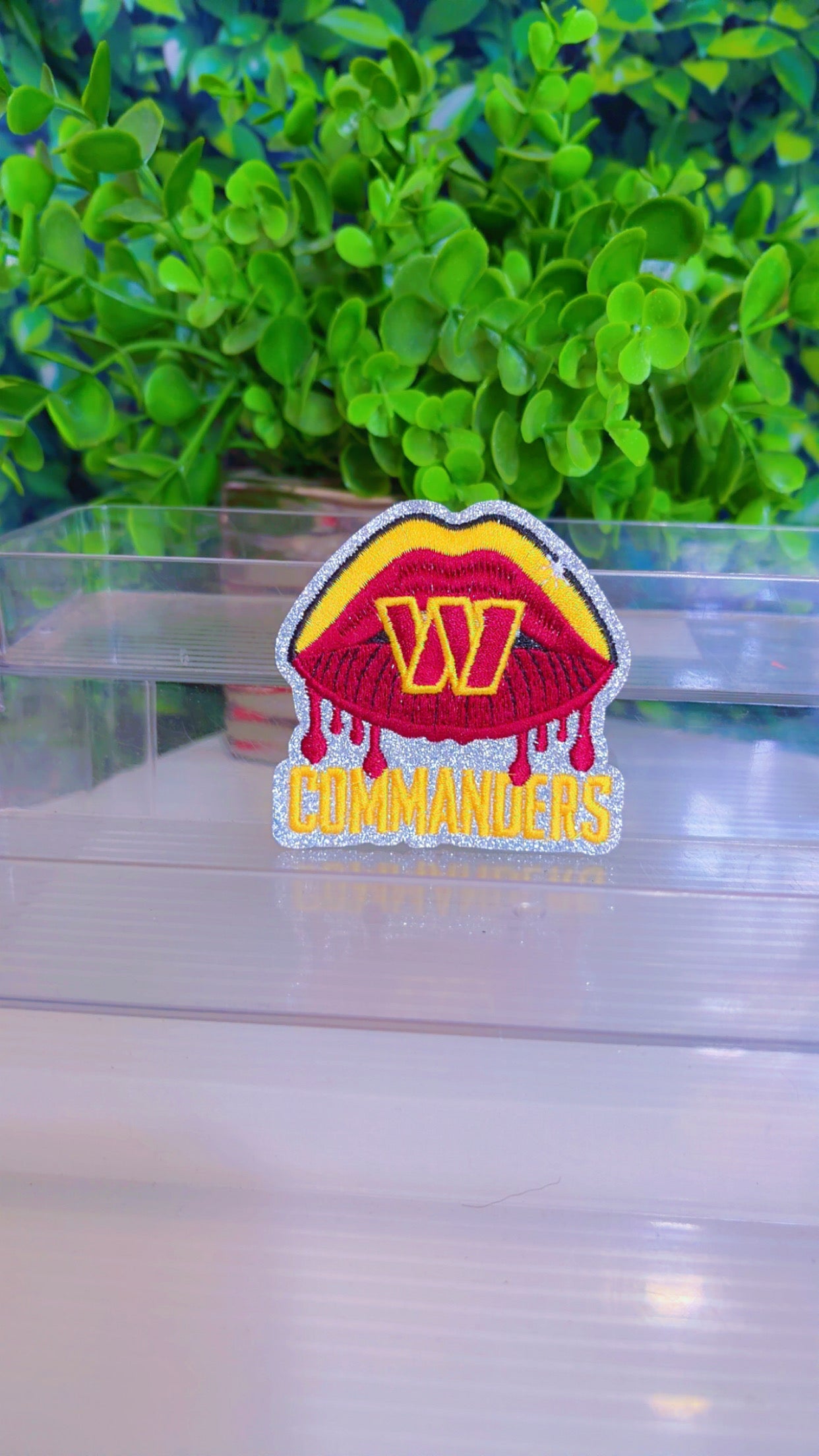 Sports iron on patch