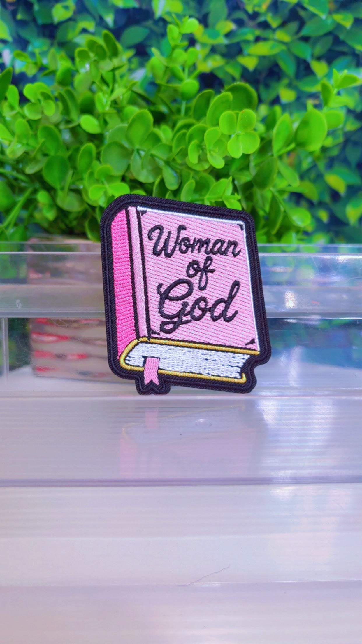 Woman of God iron on patch
