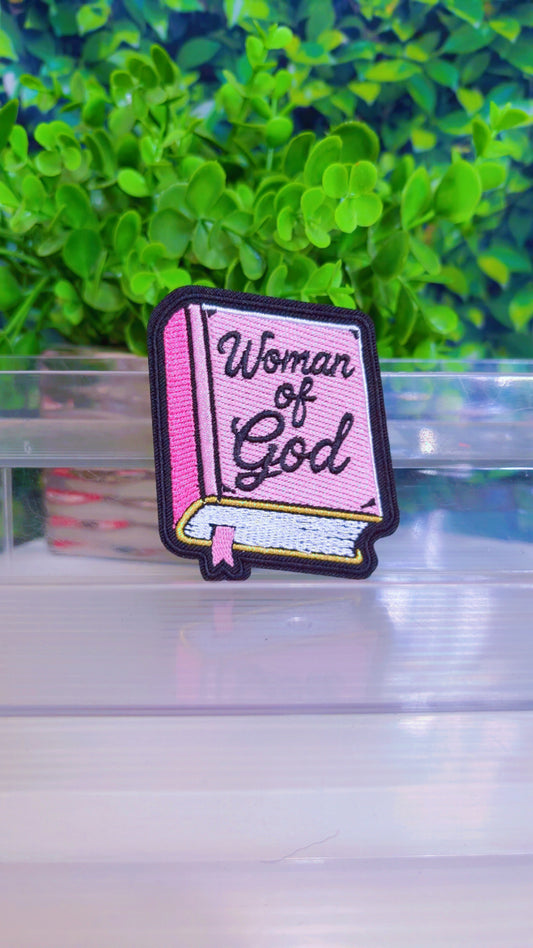 Woman of God iron on patch