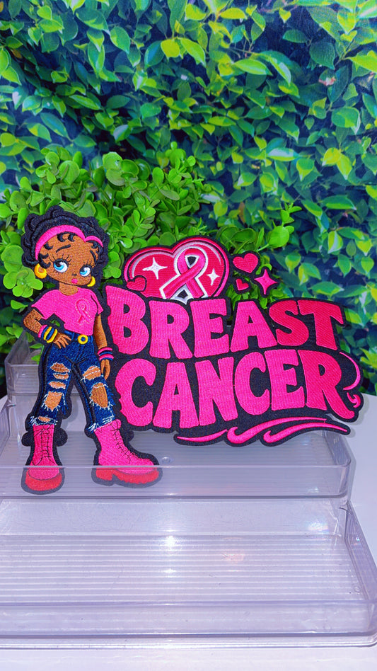 Big iron on breast cancer patch