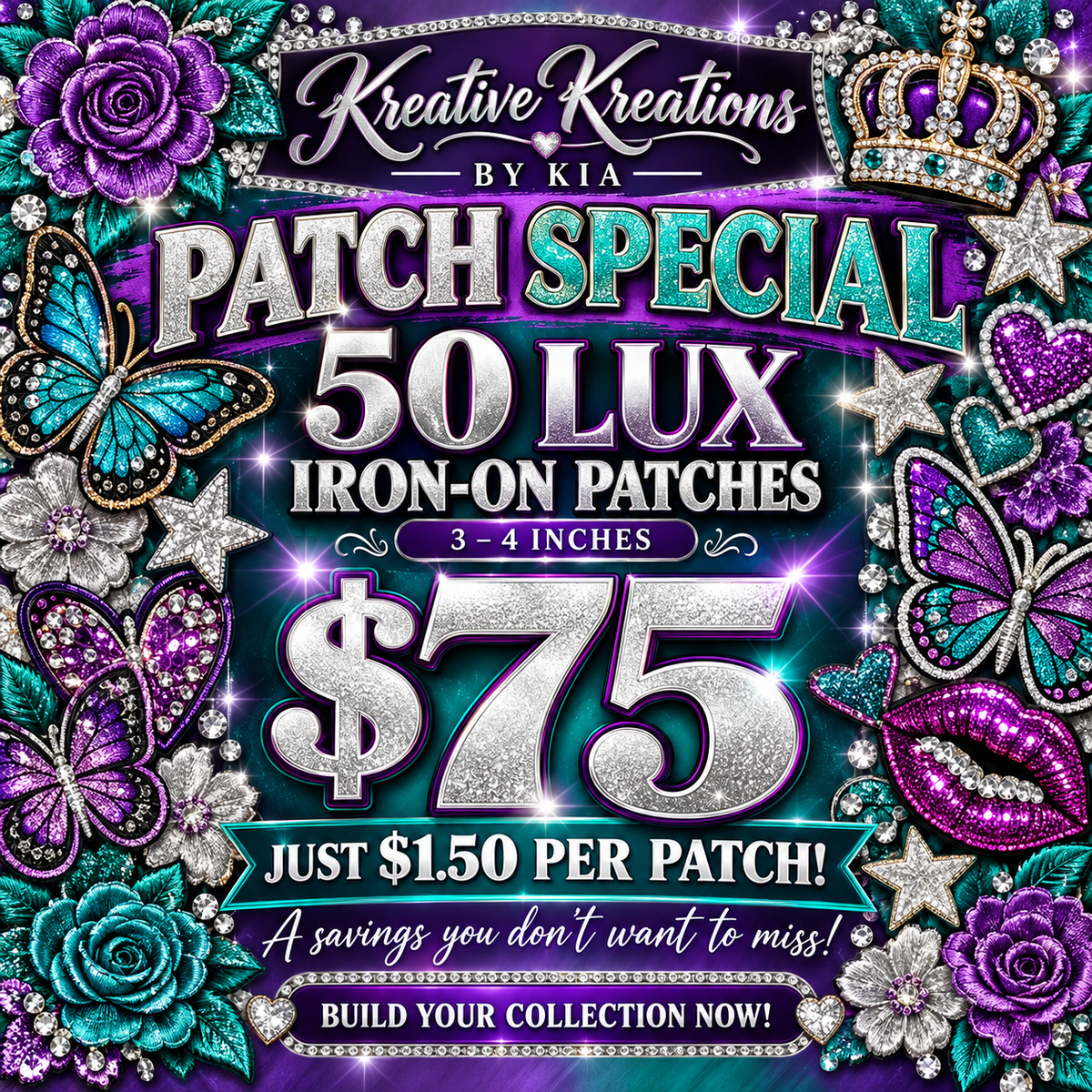 Iron onPatch special