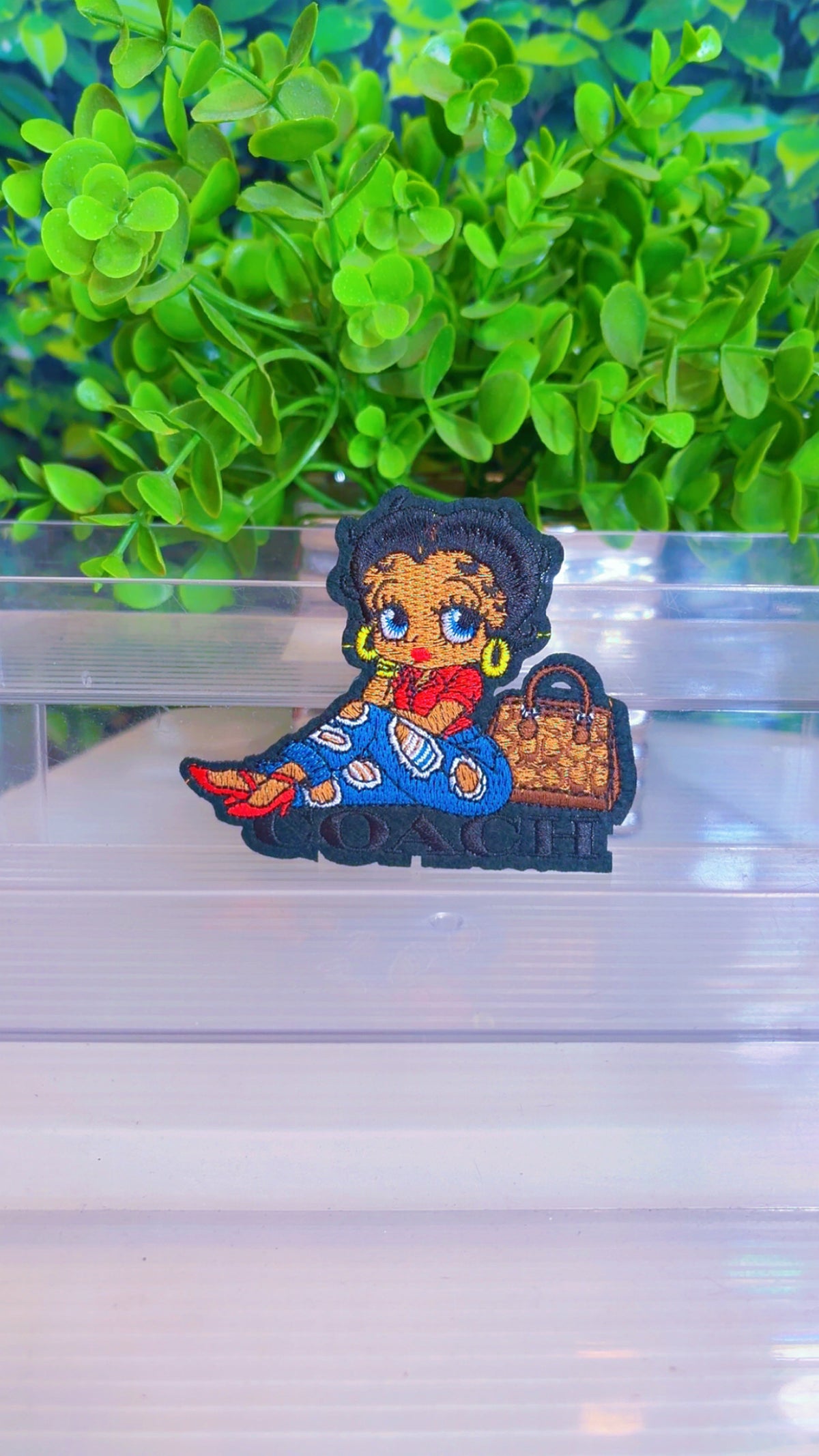 Lux iron on patch