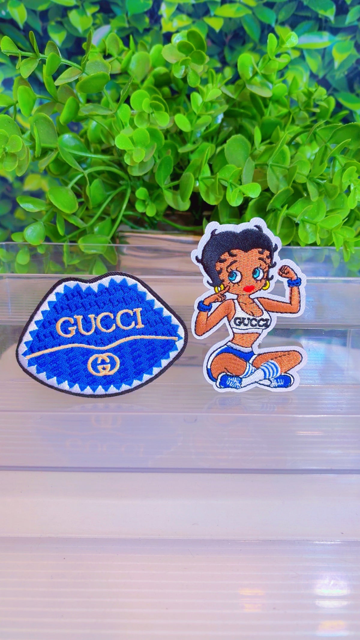 Iron on patch set